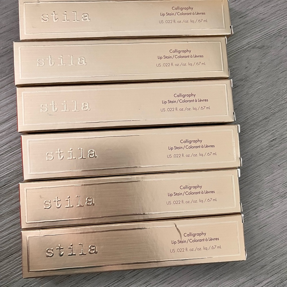 Stila lip stain calligraphy Stacey